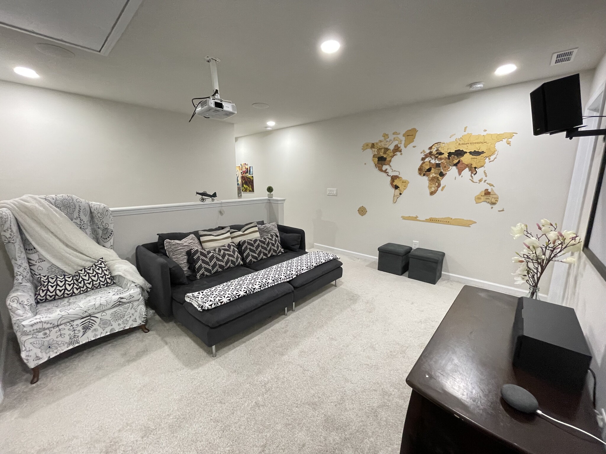 Seating area in the Home Theater - 9451 Avery Lilac Ln