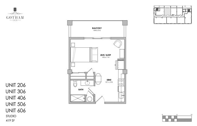 Floorplan - Gotham North