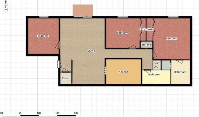 3BR/2BA - Edenberry Apartments