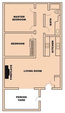 Floorplan - Pinewood Villas Apartments