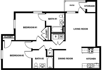 2BR/2BA - The Summit on 401