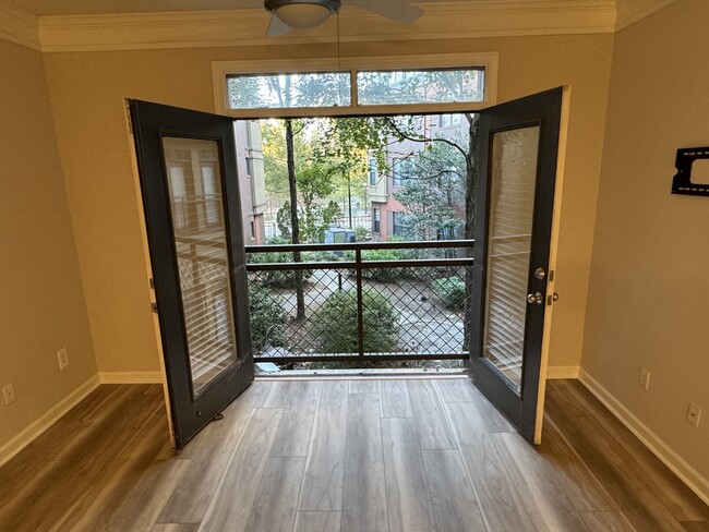 view out into courtyard (towards 17th Street) - 400 17th St NW