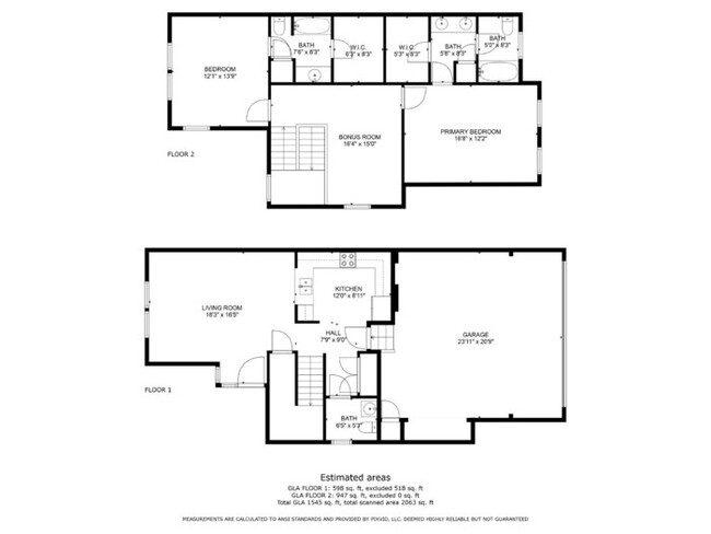 Building Photo - Double Primary Suite Townhome 2 bed, 2.5 b...