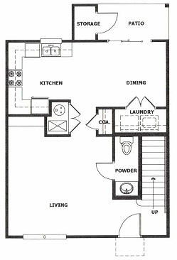 Floorplan - Mission Pass Townhomes