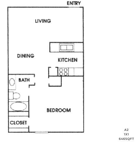 Floorplan - Nubia Square Apartments
