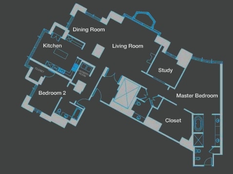 2BR/2.5BA - The Carlyle Residences
