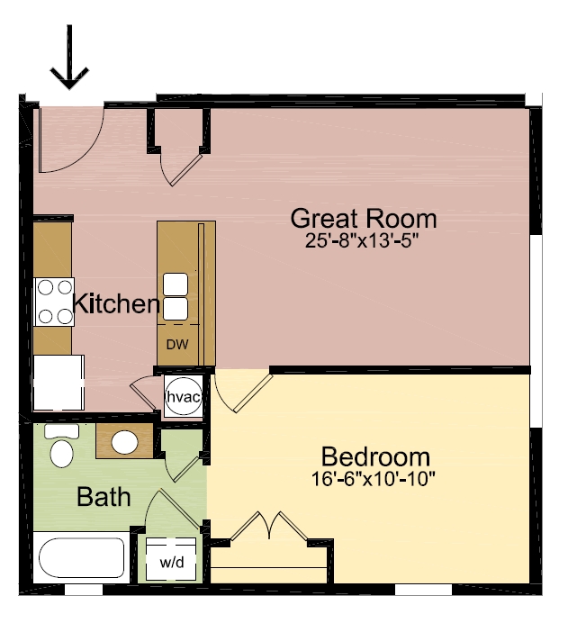 Floorplan - Park Edge Apartments