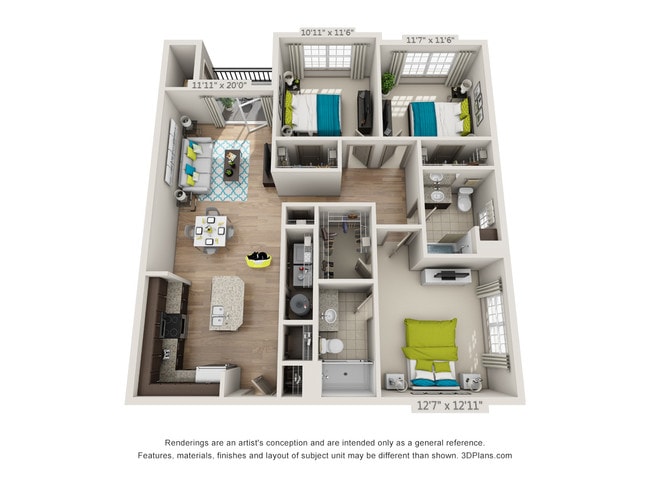 Floorplan - Hawthorne at Leland