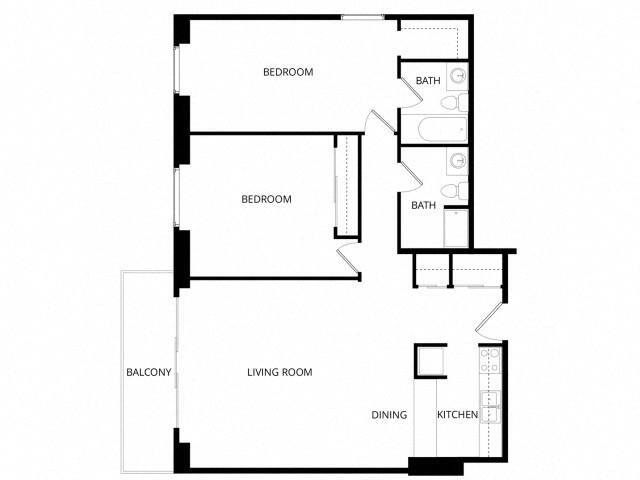 Floorplan - Capitol Towers
