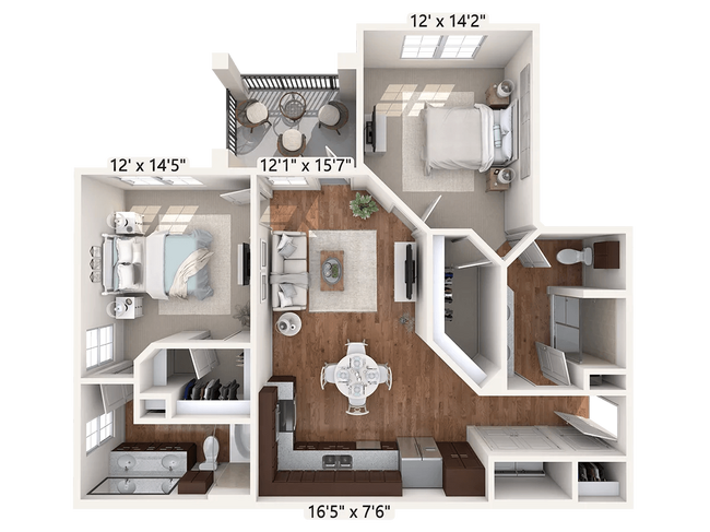 Floorplan - Bridge at Indigo
