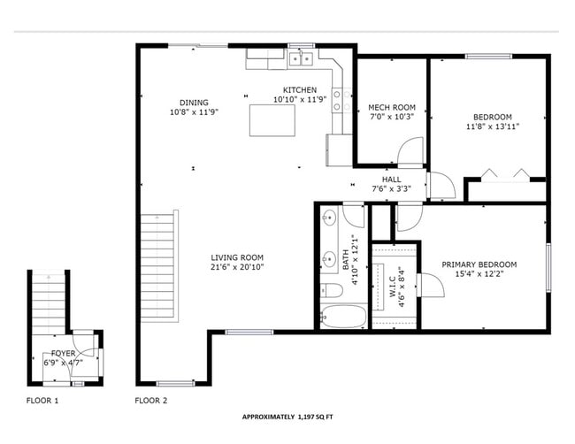 Building Photo - UPPER LEVEL 2 BD, 1 BA TOWN HOME, INDIVIDUAL ENTRANCE, ATTACHED SINGLE GARAGE, PET FRIENDLY