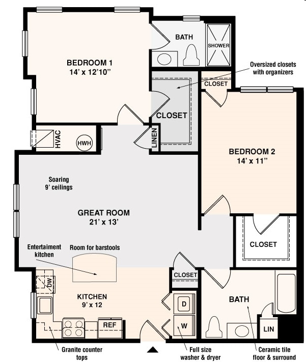 2BR/2BA - Dwell Cherry Hill