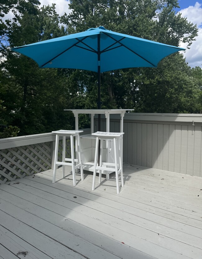Sliding door leads to Back Deck - 141 Lagrange St
