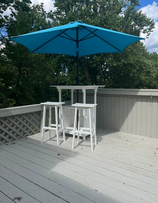Sliding door leads to Back Deck - 141 Lagrange St