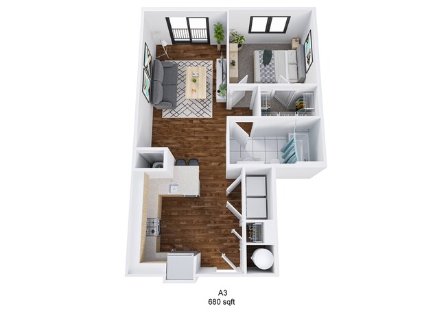 Floorplan - Waxpool Apartments