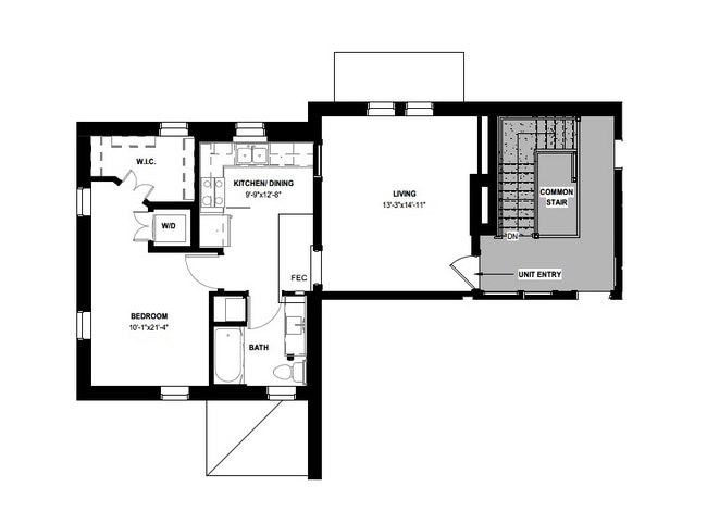 Floorplan - Upper Post Flats