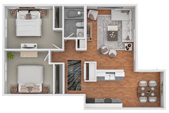 Floorplan - Irving Place Apartments