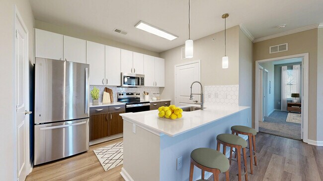 Newly Renovated Kitchen with Quartz Countertops - Talison Row at Daniel Island Apartments