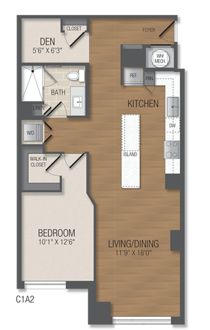 Floorplan - The Acadia at Metropolitan Park