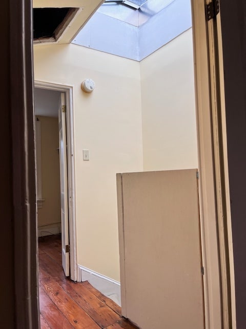 3rd fl. landing stairwell/skylight - 726 N Bodine St