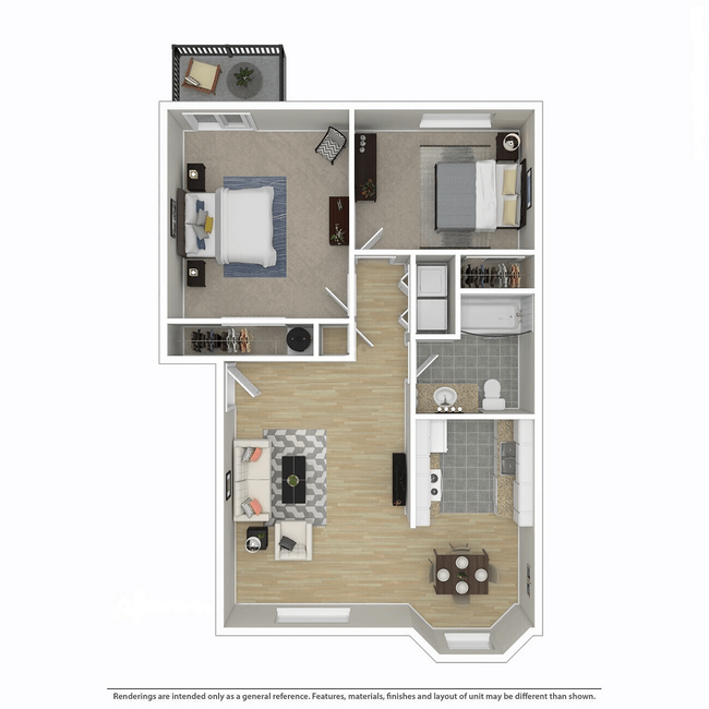 Floorplan - Park Avenue Village Apartments