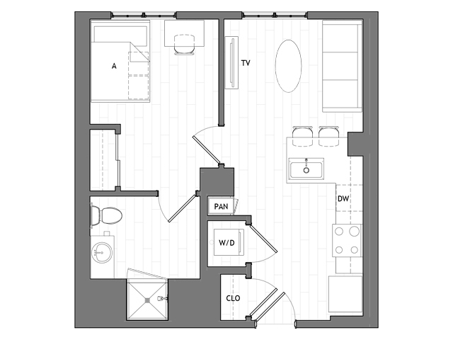 1x1 B - HERE Reno Student Apartments