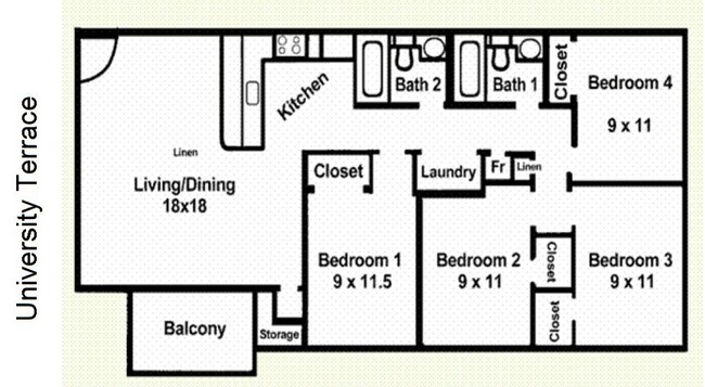 Floorplan - University Terrace