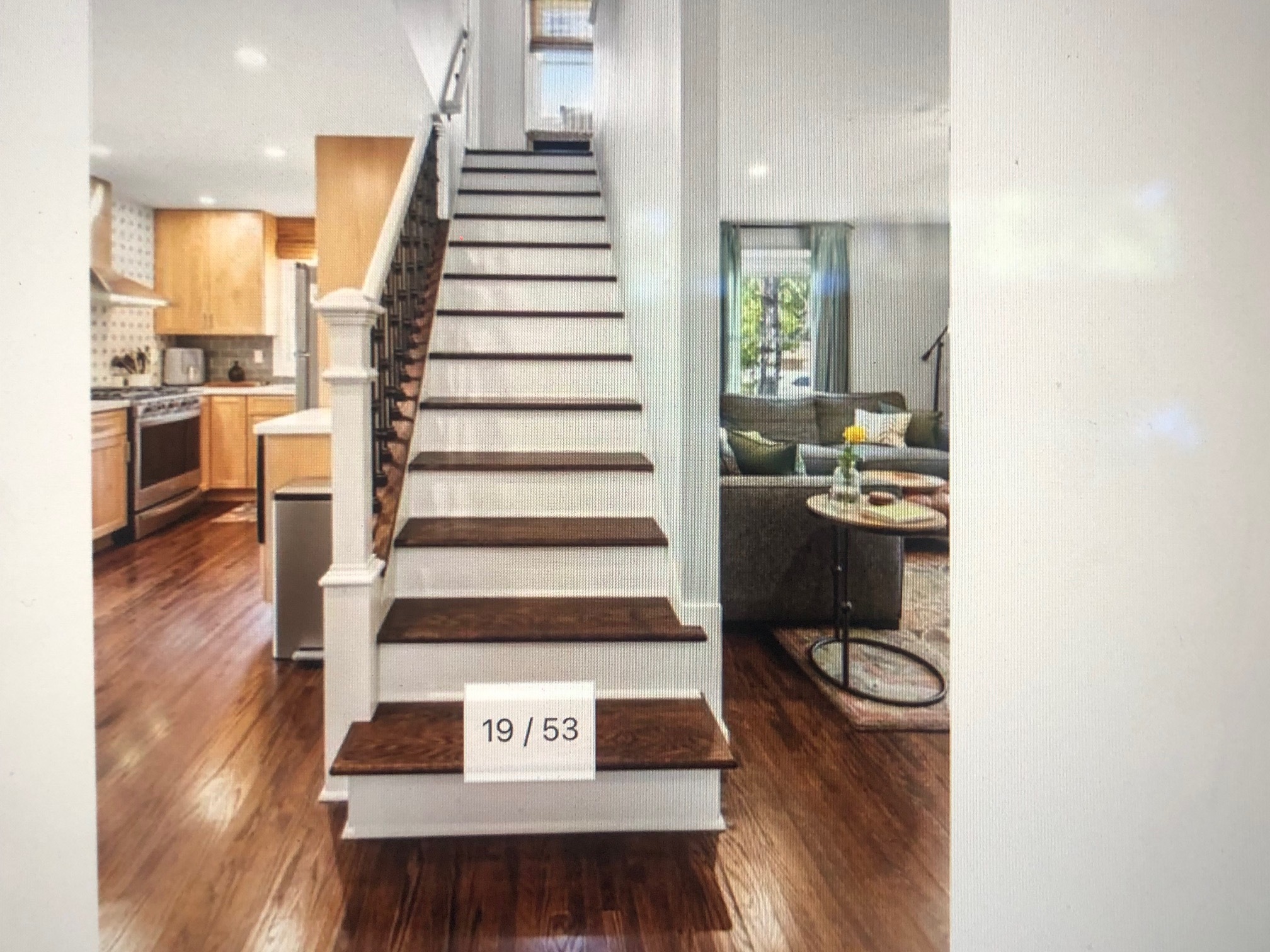open stairway to second floor - 8200 Vincent Ave S