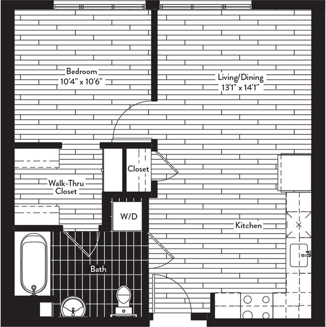 A02 One Bedroom - Blossom Plaza