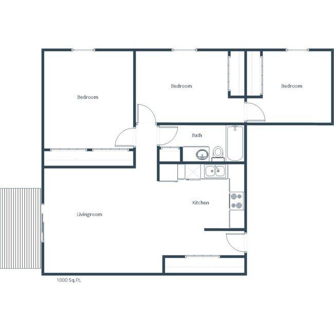 Floorplan - Ashbury Apartment Community