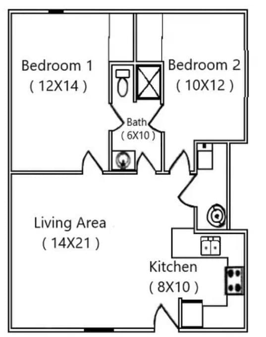 Floorplan - University Village Student Housing