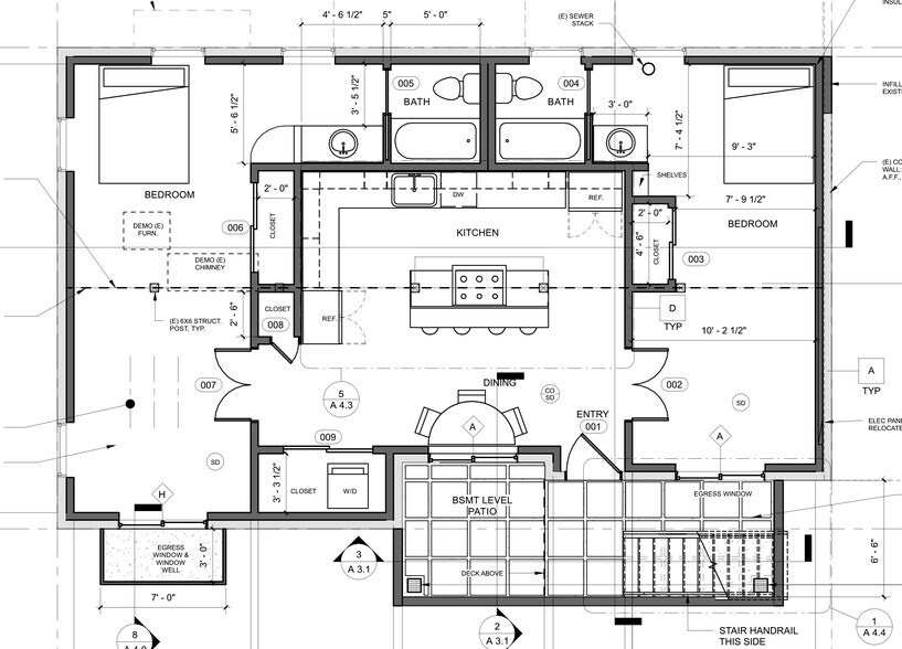 Here's the Final floor plan with 7ft ceilings. Sweet! So worth it to be in the space to taste it! - 4157 SE Brooklyn St