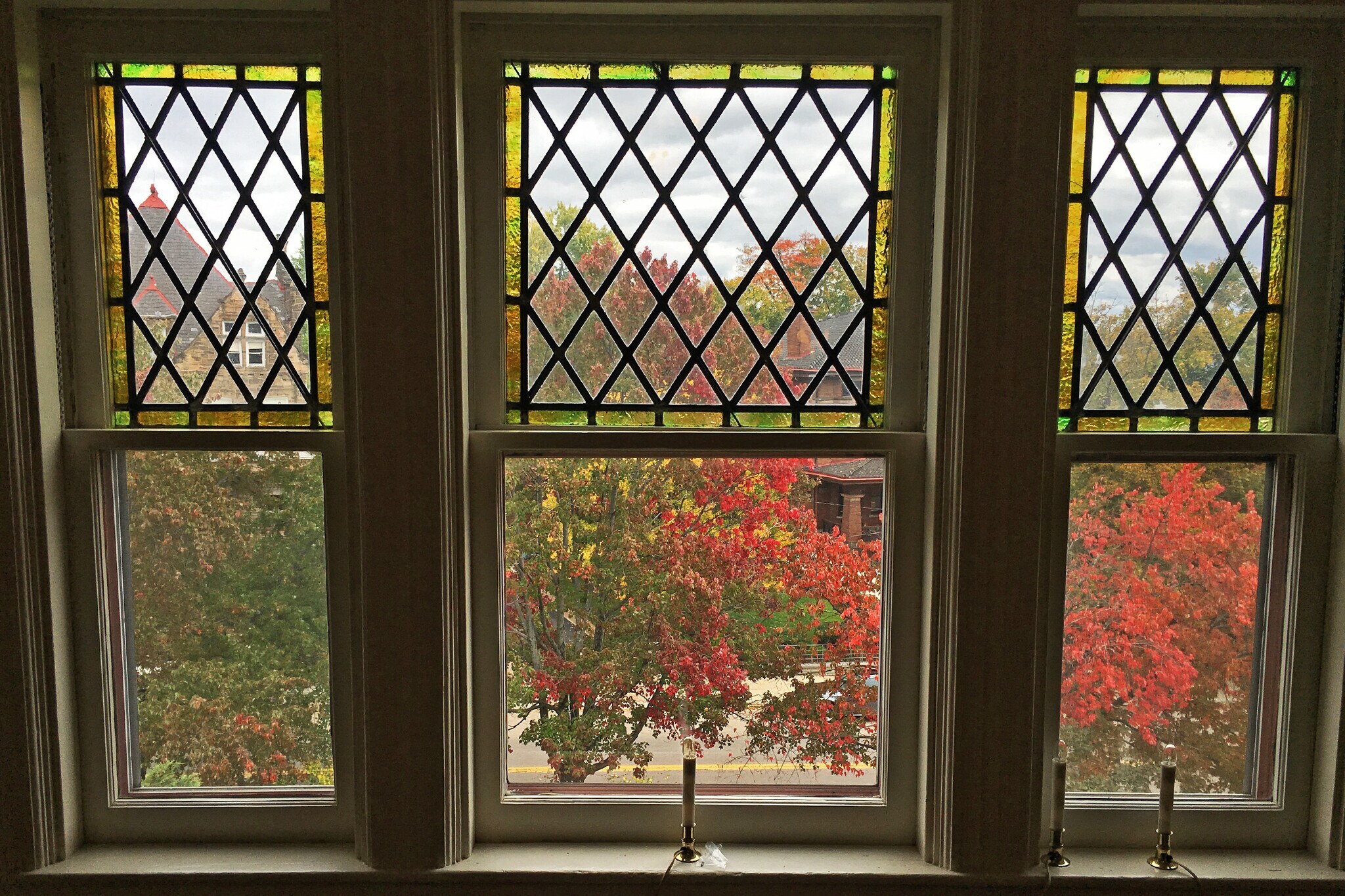 View out front window - 827 N. Highland Ave.