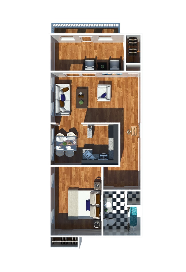Floorplan - Lindsay 414