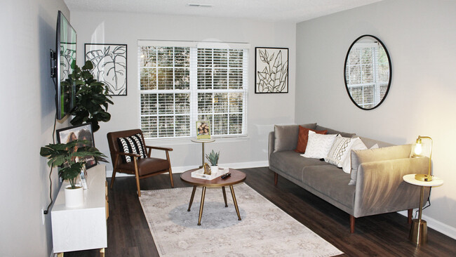 Living Room Full View - Centennial Village Student Housing