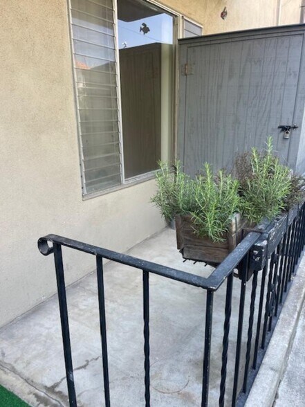 Patio with Outside Staorage Locker - 1256 Brockton Ave