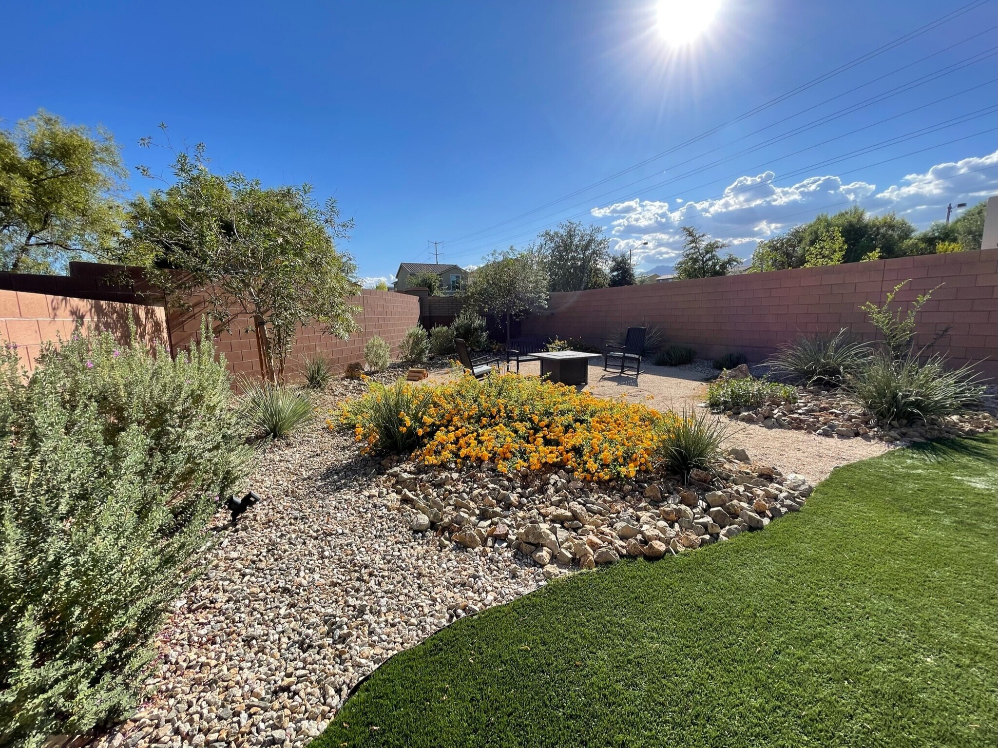 back yard - 10647 Marble Arch St