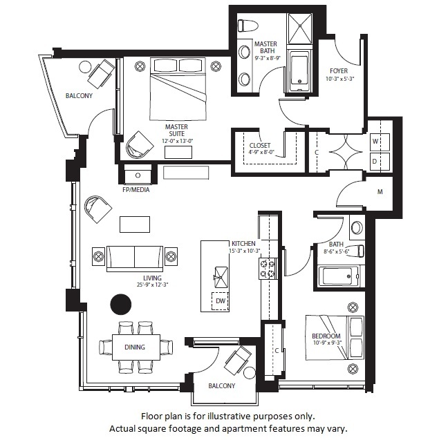 Floorplan - The Bravern