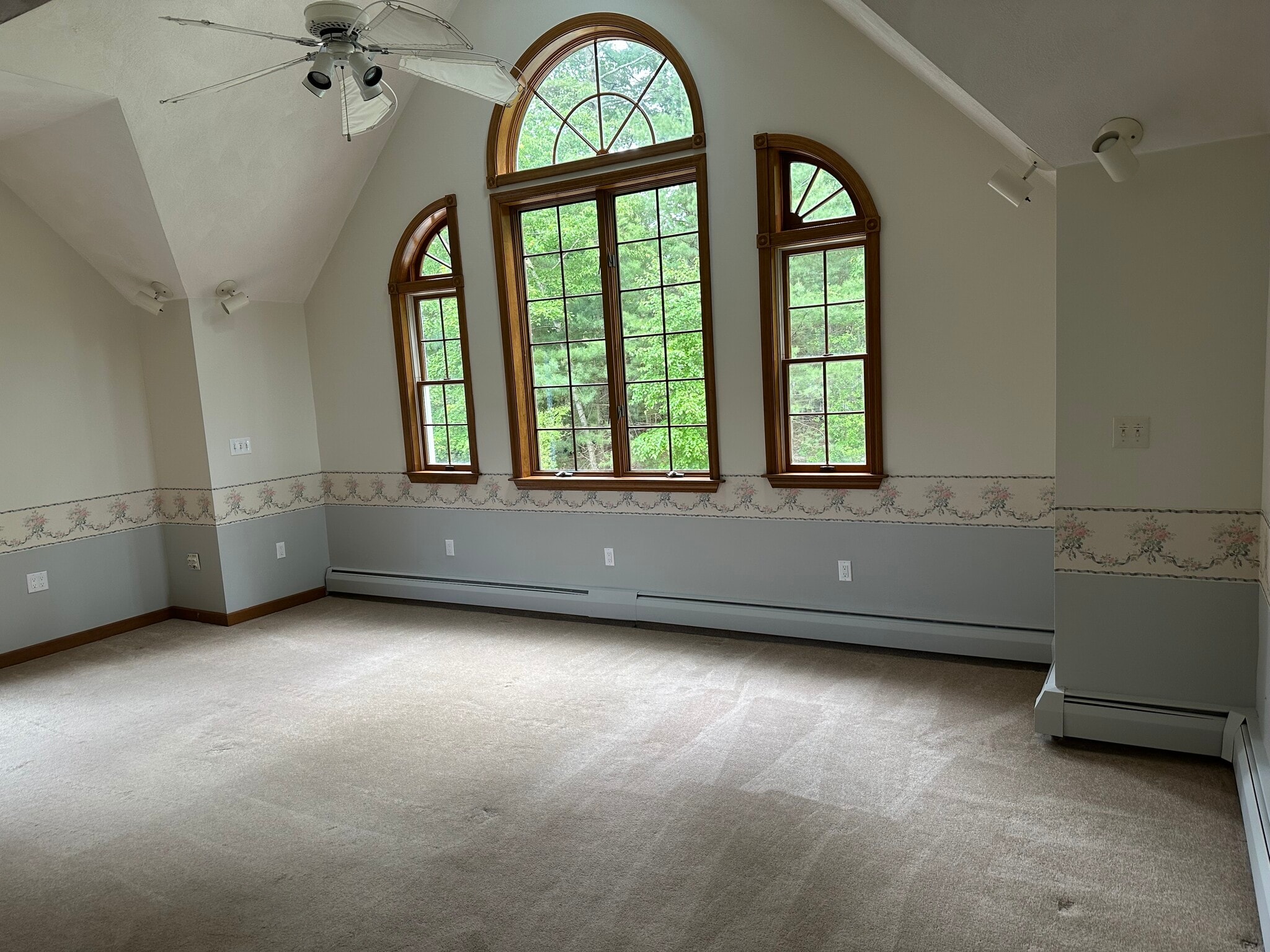 Master Bedroom 2 windows facing back yard - 24 Haverhill St