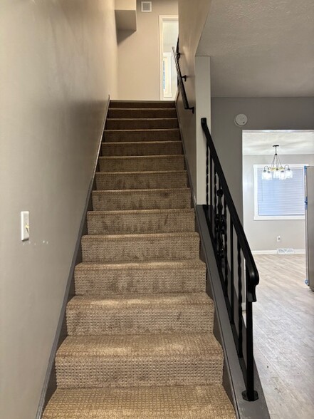 New carpet on the steps - 4626 12th St NW