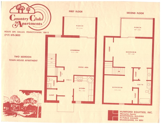 Floorplan - Country Club Apartments