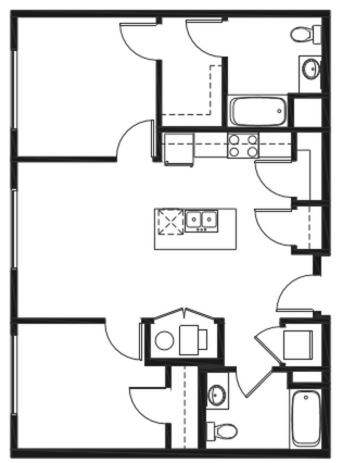 Floorplan - Broadway Lofts