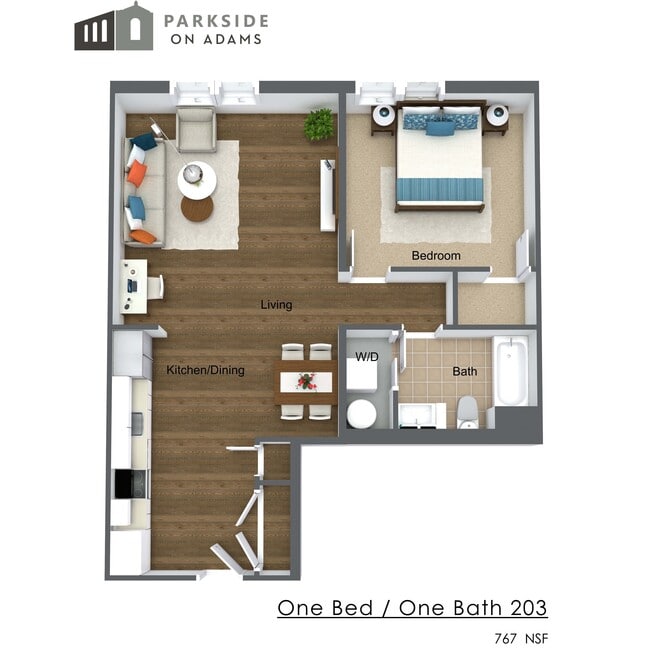Floorplan - Parkside on Adams