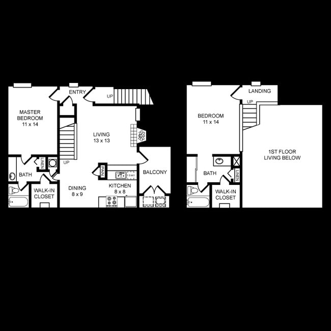 2 BED 2 BATH LOFT - Winding Creek