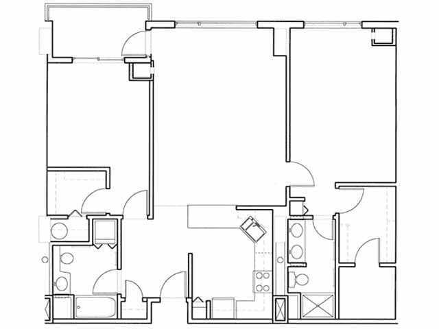 Floorplan - Dockside Luxury Apartments