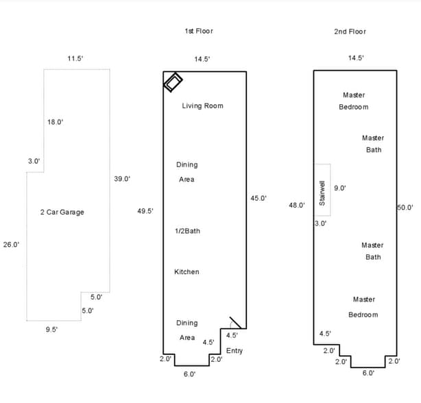 Floor Plan - 964 Belmont Ter
