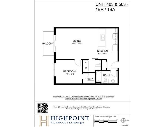Floorplan - HIGHPOINT Highwood Station 440