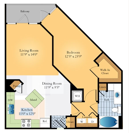 1BR/1BA - Madison Square at Dunwoody