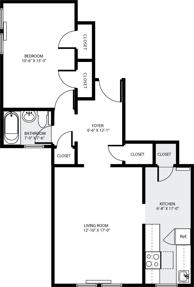 Floorplan - eaves Tunlaw Gardens