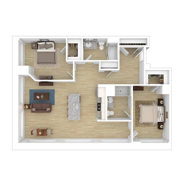 Floorplan - Residences at Mill 8 and 10 (A 55+ Senior Community)